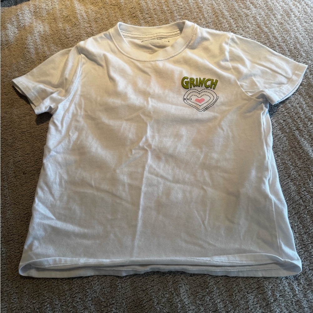 Abercrombie Kids White Grinch Tee